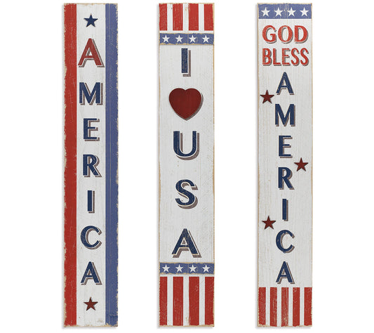 Assorted Wooden Americana Home Decor by GersonCo.