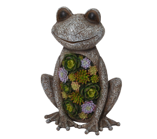 Polyresin Frog Sculpture by Gerson Co.