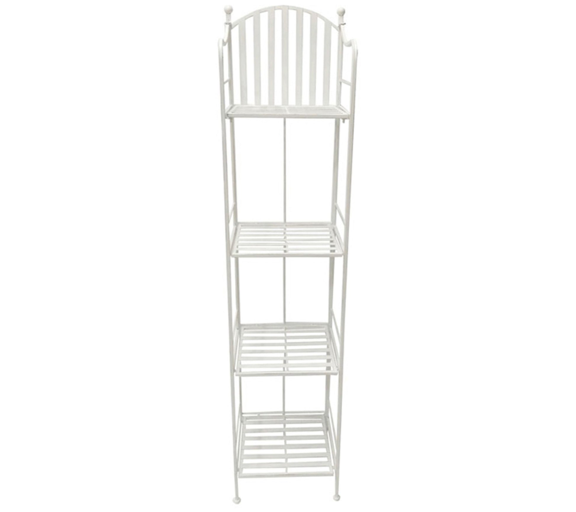 Iron Four-Tier Shelf by Santa's Workshop