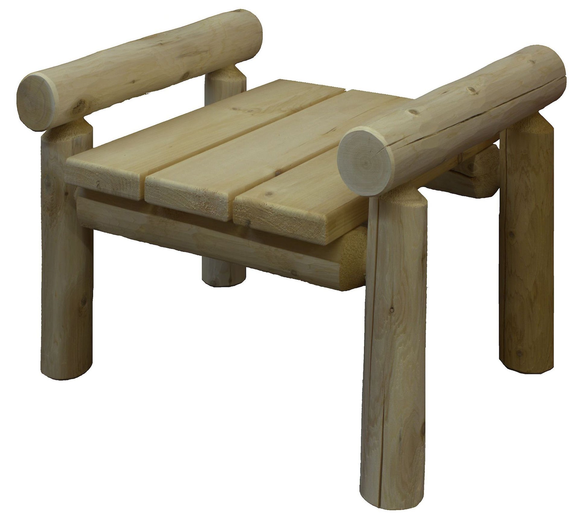 Lakeland Mill Cedar and Pine Ottoman