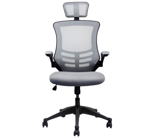 Techni Mobili High-Back Mesh Office Chair withlip-Up Arms