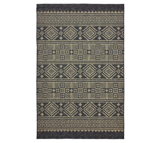 Ox Bay Geometric Vestige Indoor/Outdoor Sun Shower Rug 5' x 8'