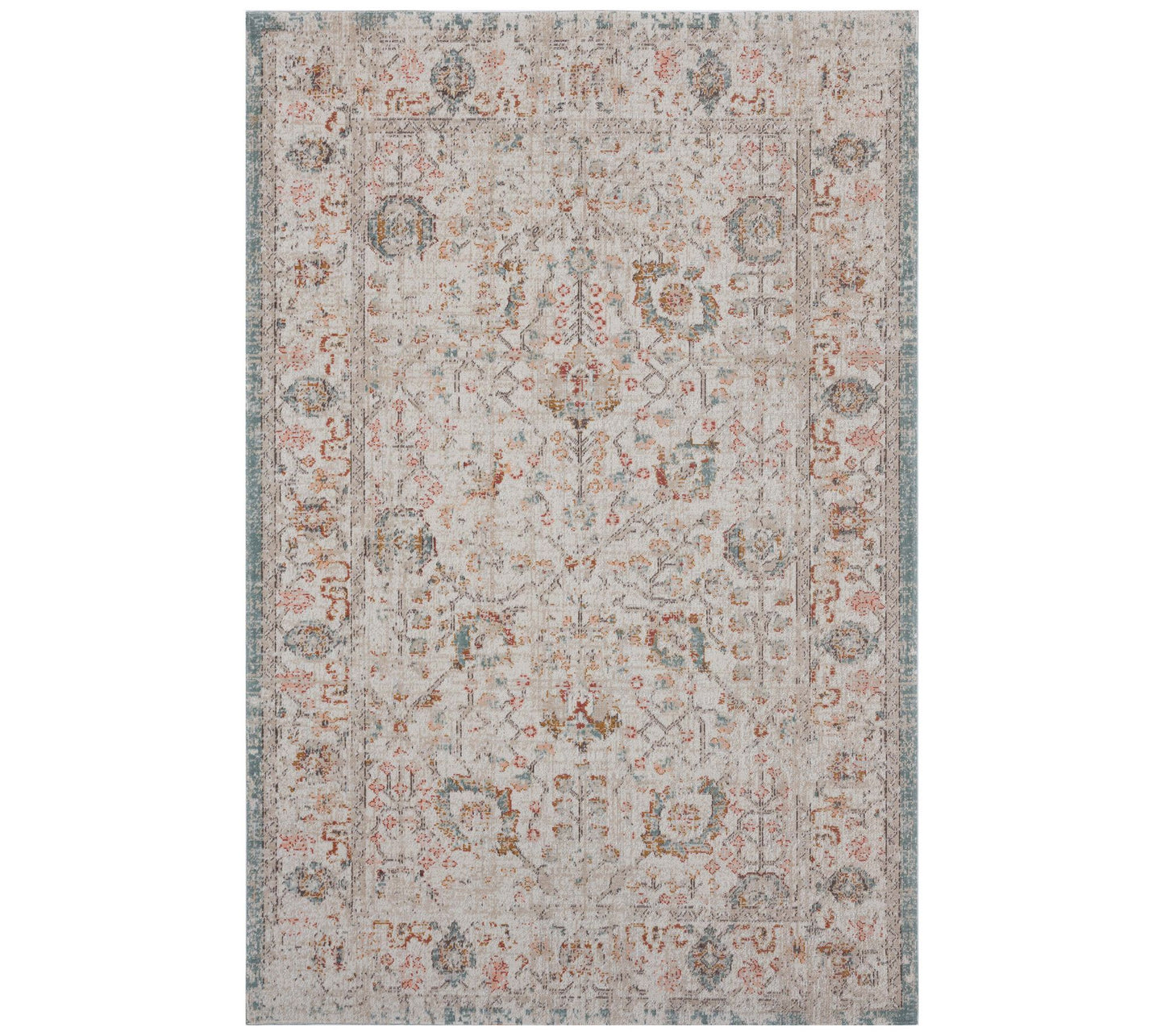 Ox Bay Caramel Botanical Indoor/Outdoor 7'9" x9'9" Area Rug