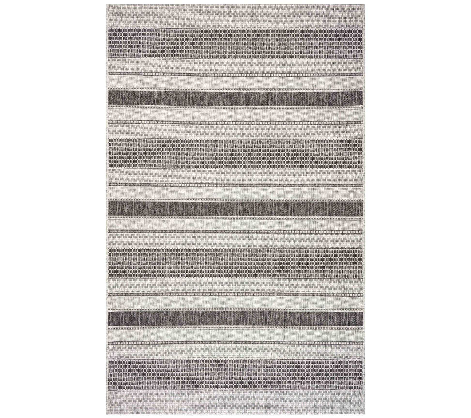 Ox Bay Banded Heather Indoor/Outdoor Sun ShowerRug 5'x8'