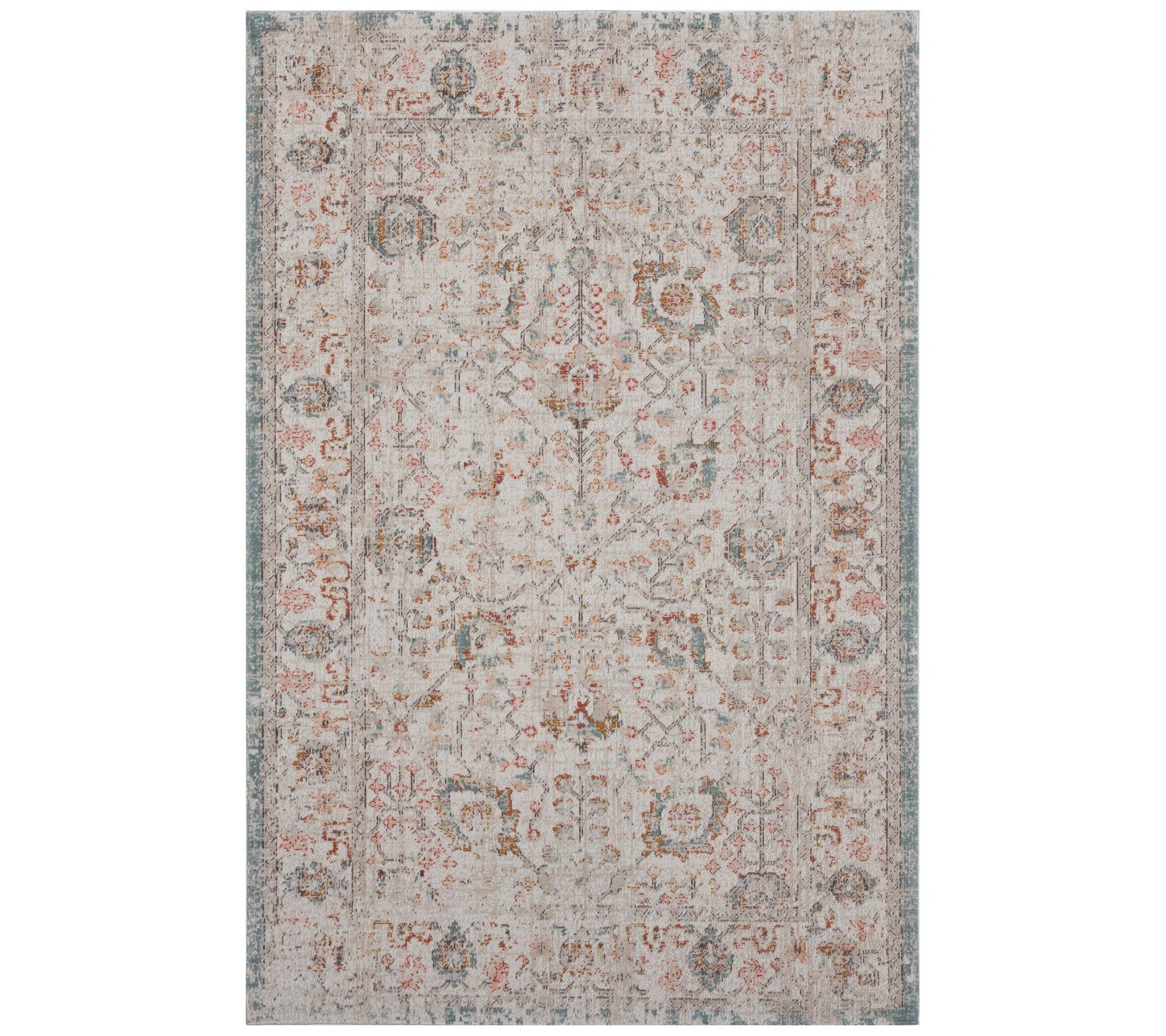 Ox Bay Caramel Botanical Indoor/Outdoor Area Rug 5'3"x7'10"