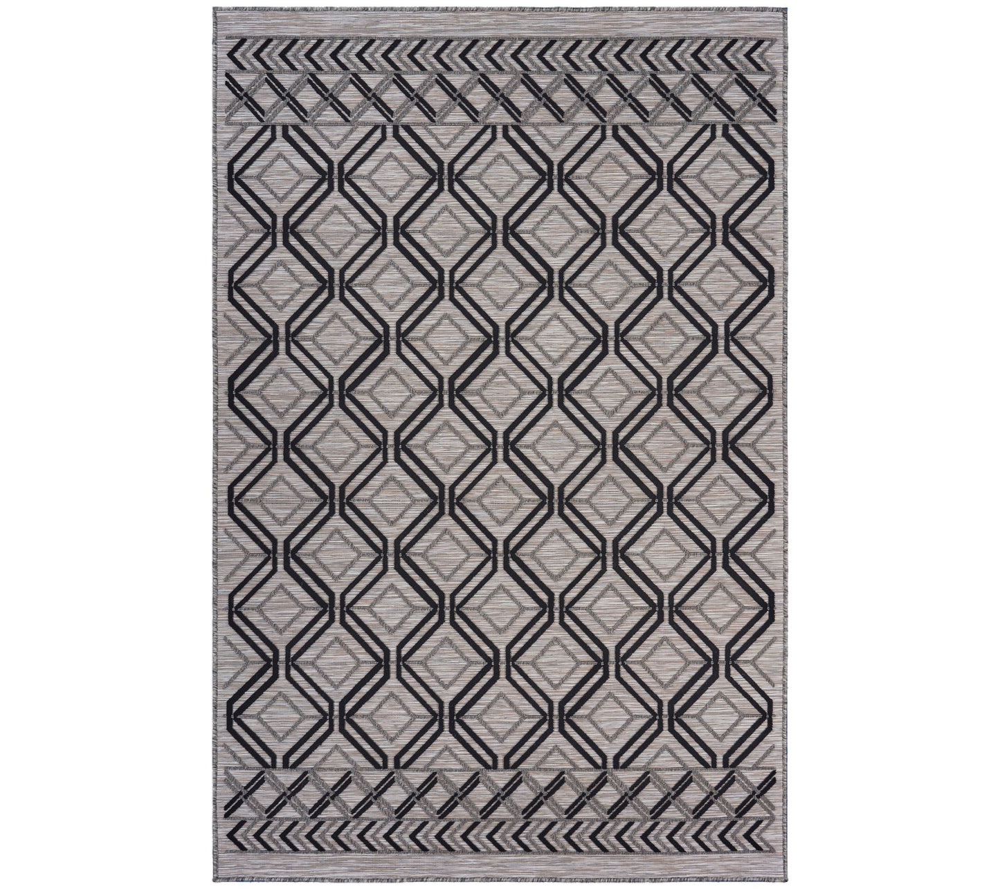 Ox Bay Geometric Daze Indoor/Outdoor Retreat Rug 7'9"x9'9"