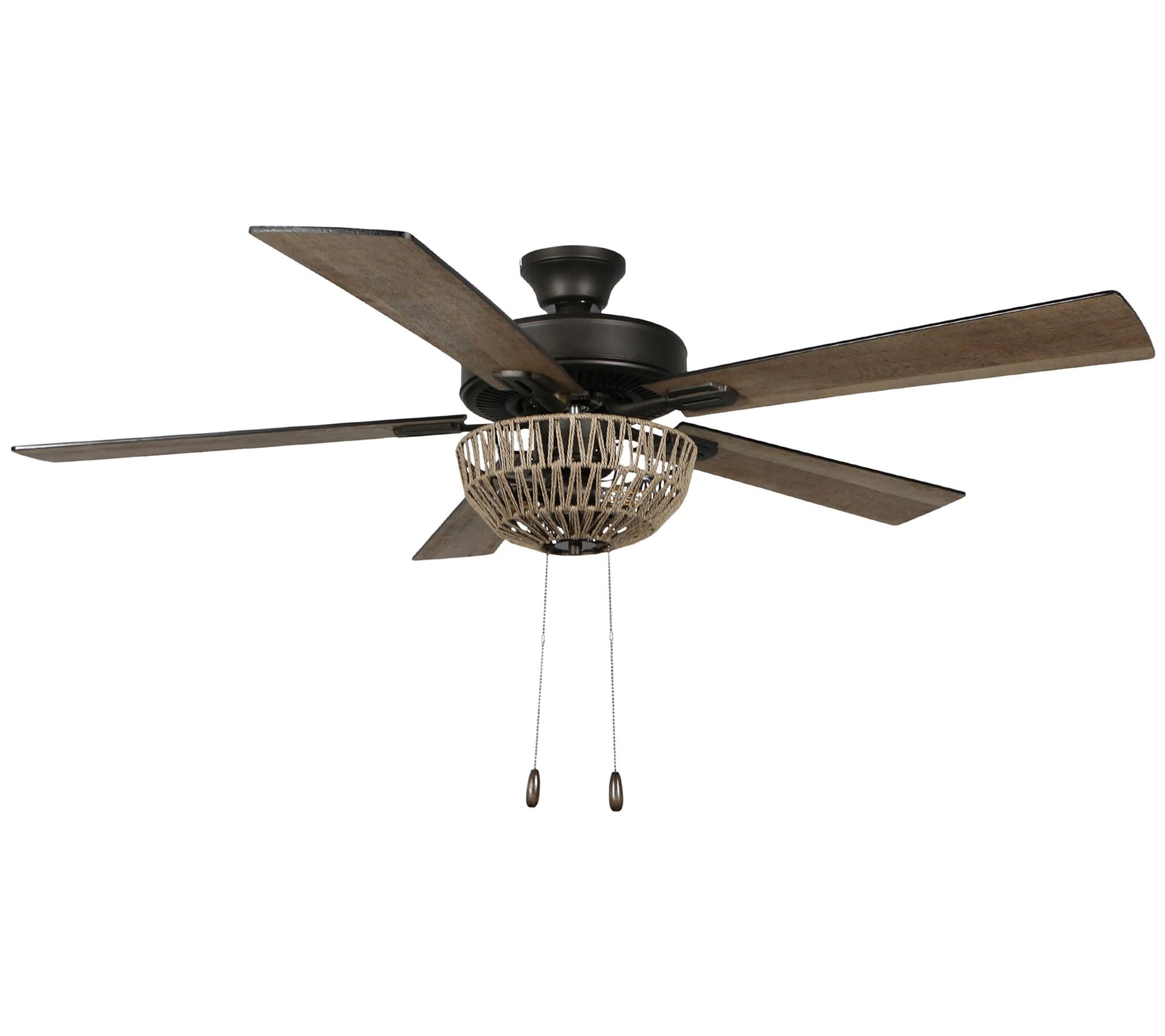 River of Goods 52"W Rope LED Ceiling Fan