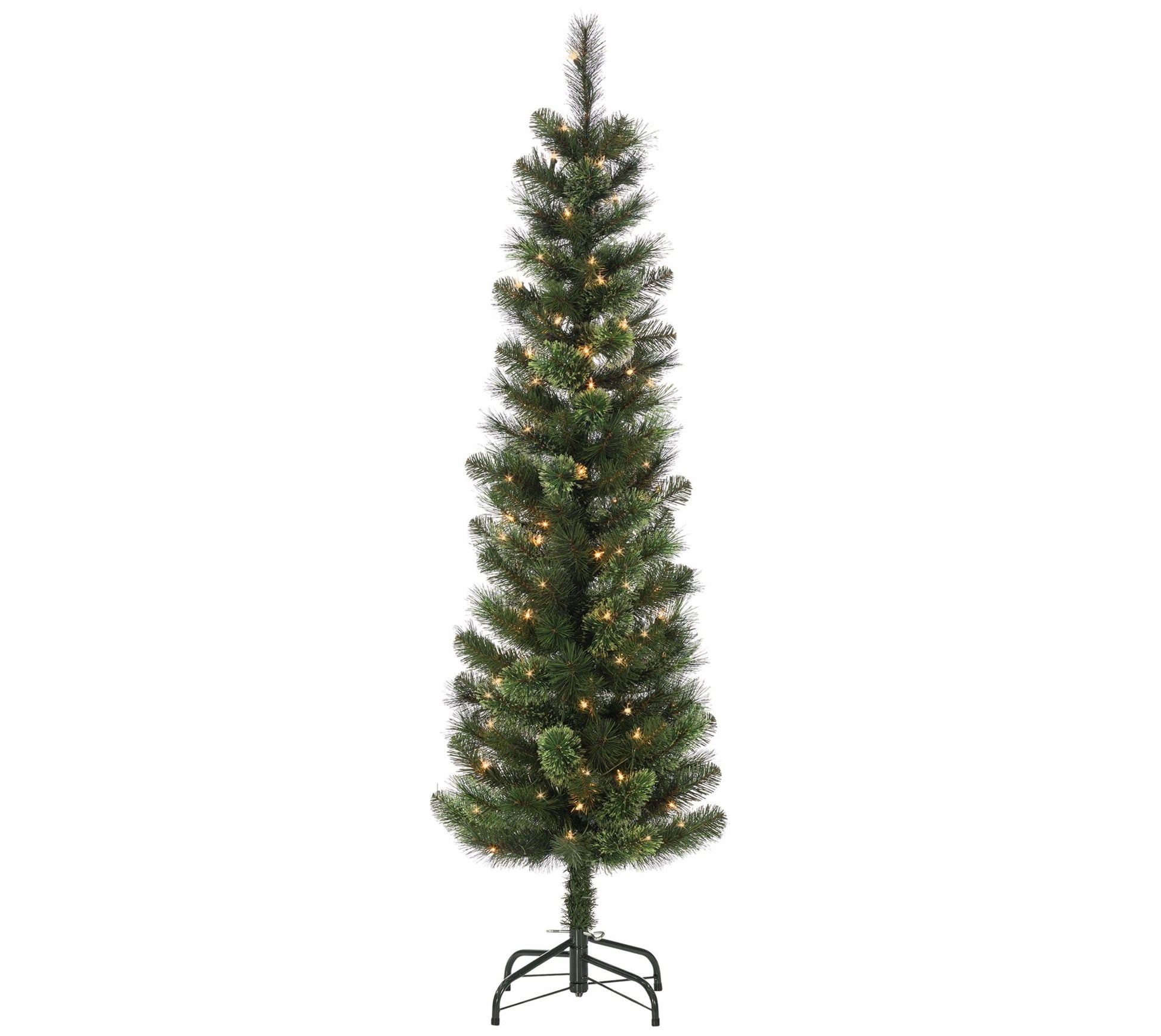 6.5'  Cashmere Needle Pencil Tree w/Lights by Gerson Co.