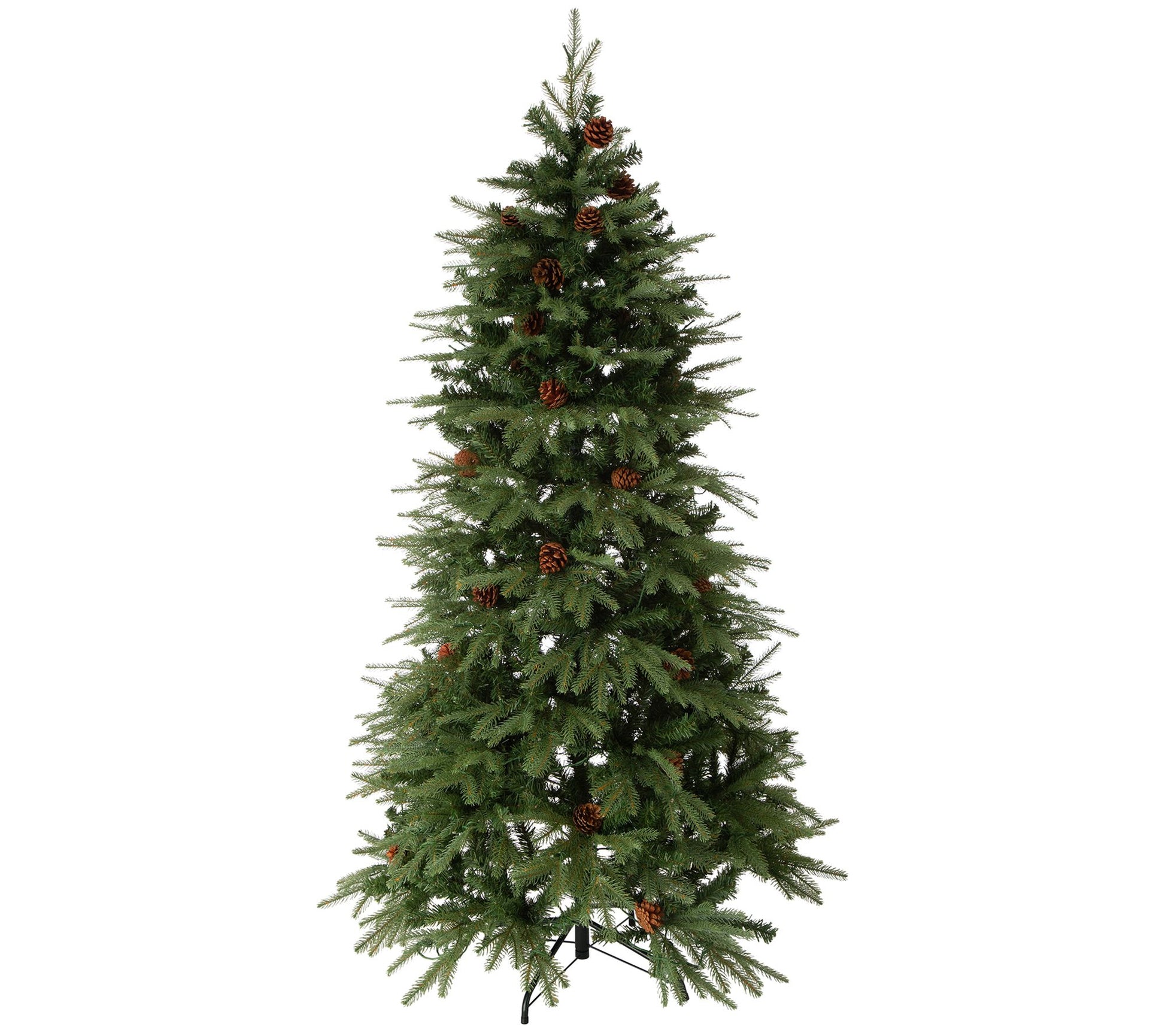 Glitzhome Pre L it Fir Artifici al Tree W/ LED Lights & Remote