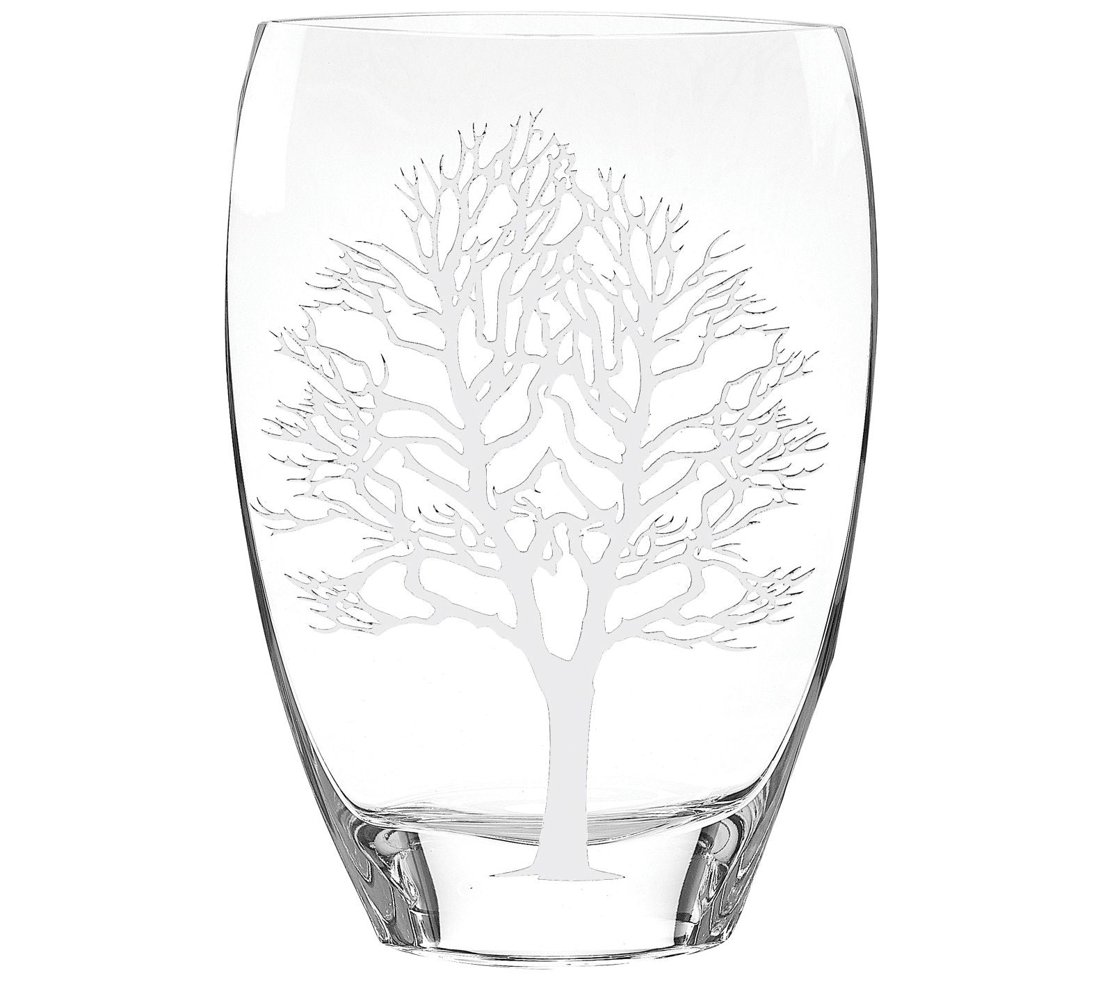 Badash Crystal Tree Of Life Mouth Blown 12" Crystal Vase