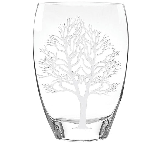 Badash Crystal Tree Of Life Mouth Blown 12" Crystal Vase