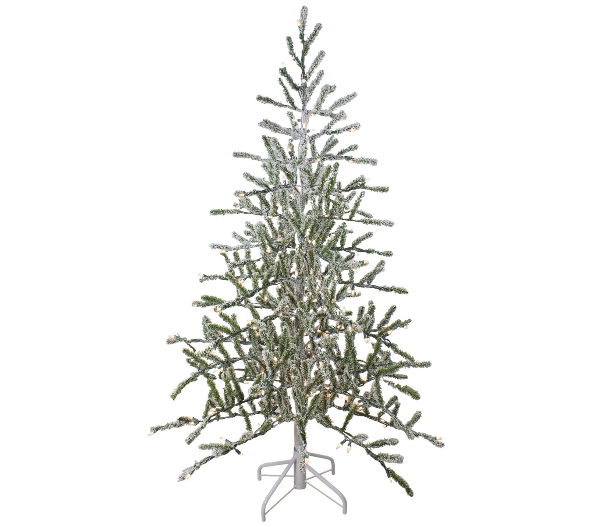 Northlight 5' Med Flocked Alpine Twig Faux Tree