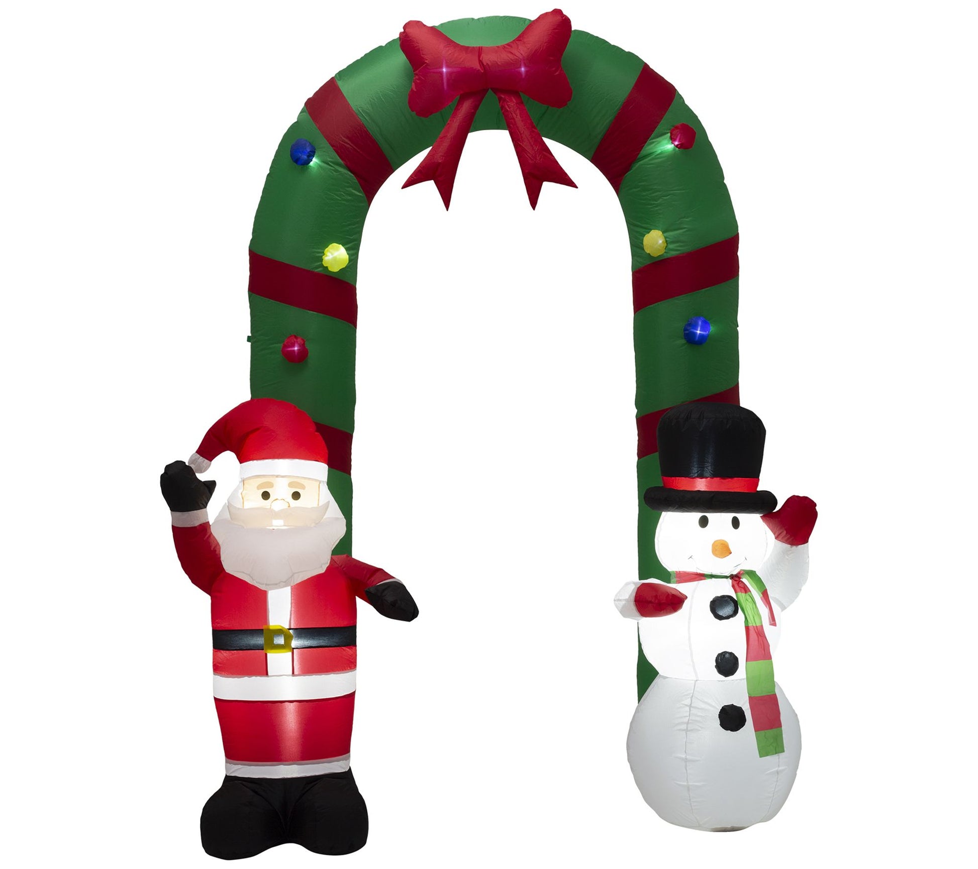 Glitzhome Indoor/Outdoor 8FT Holly Jolly Yard Ach Inflatable