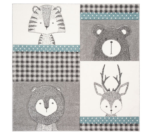 Carousel Kids 188 Collection 5'3" x 5'3" SquareRug