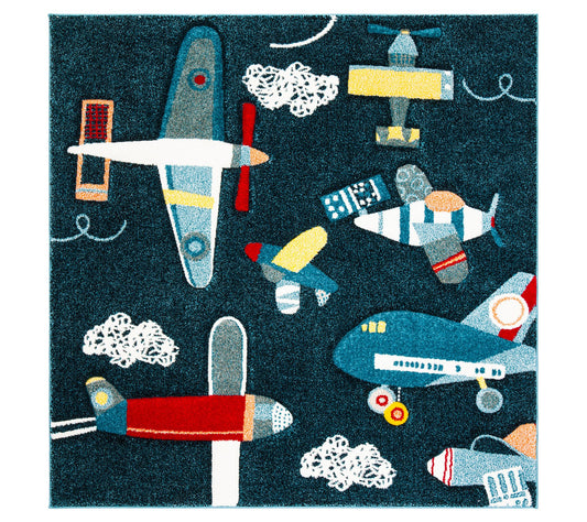 Carousel Kids 167 Collection 6'-7" X 6'-7" Squa re Rug