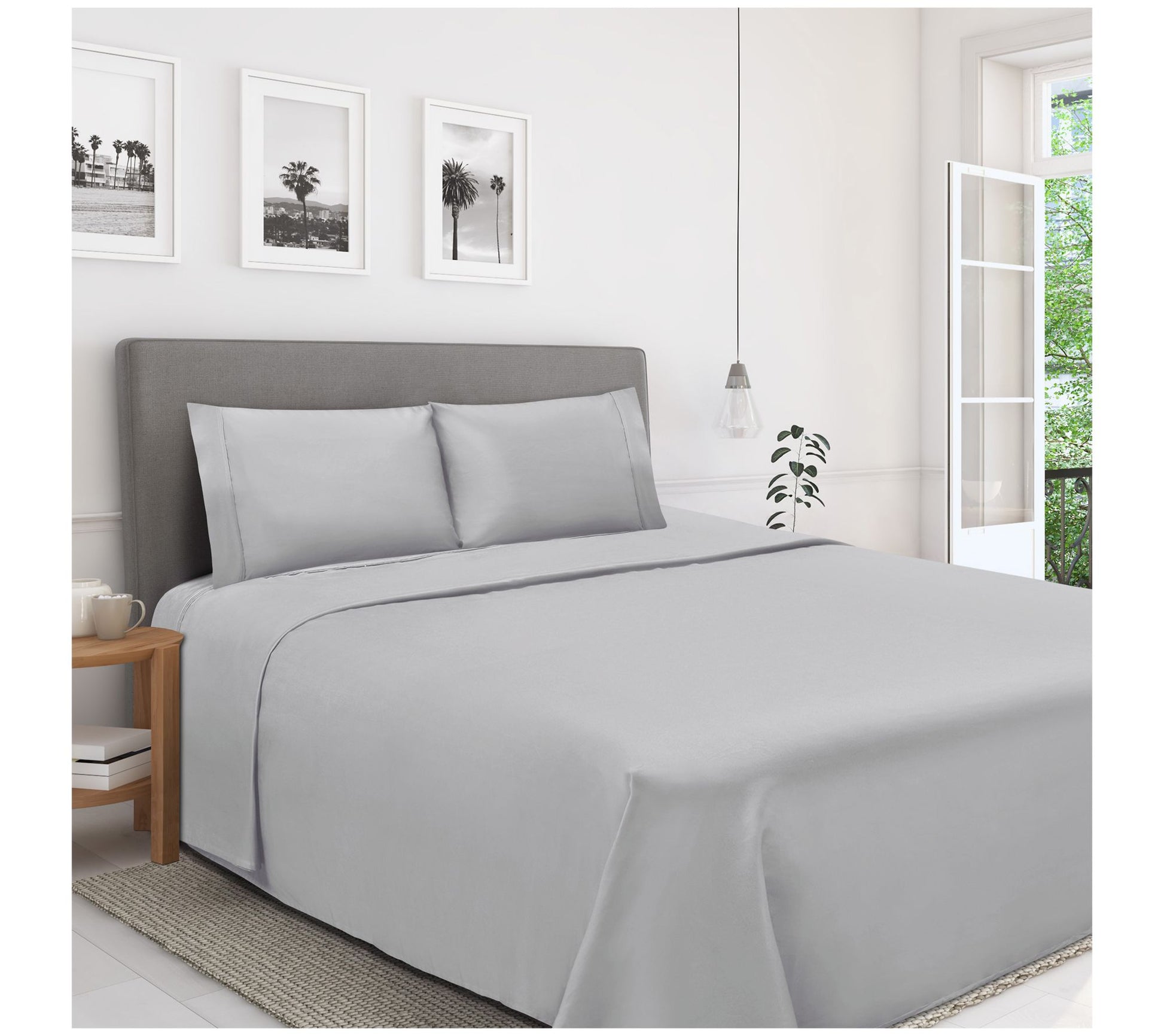Superior 1200-TC Egyptian Cotton 4-Piece Sheetet Cal King