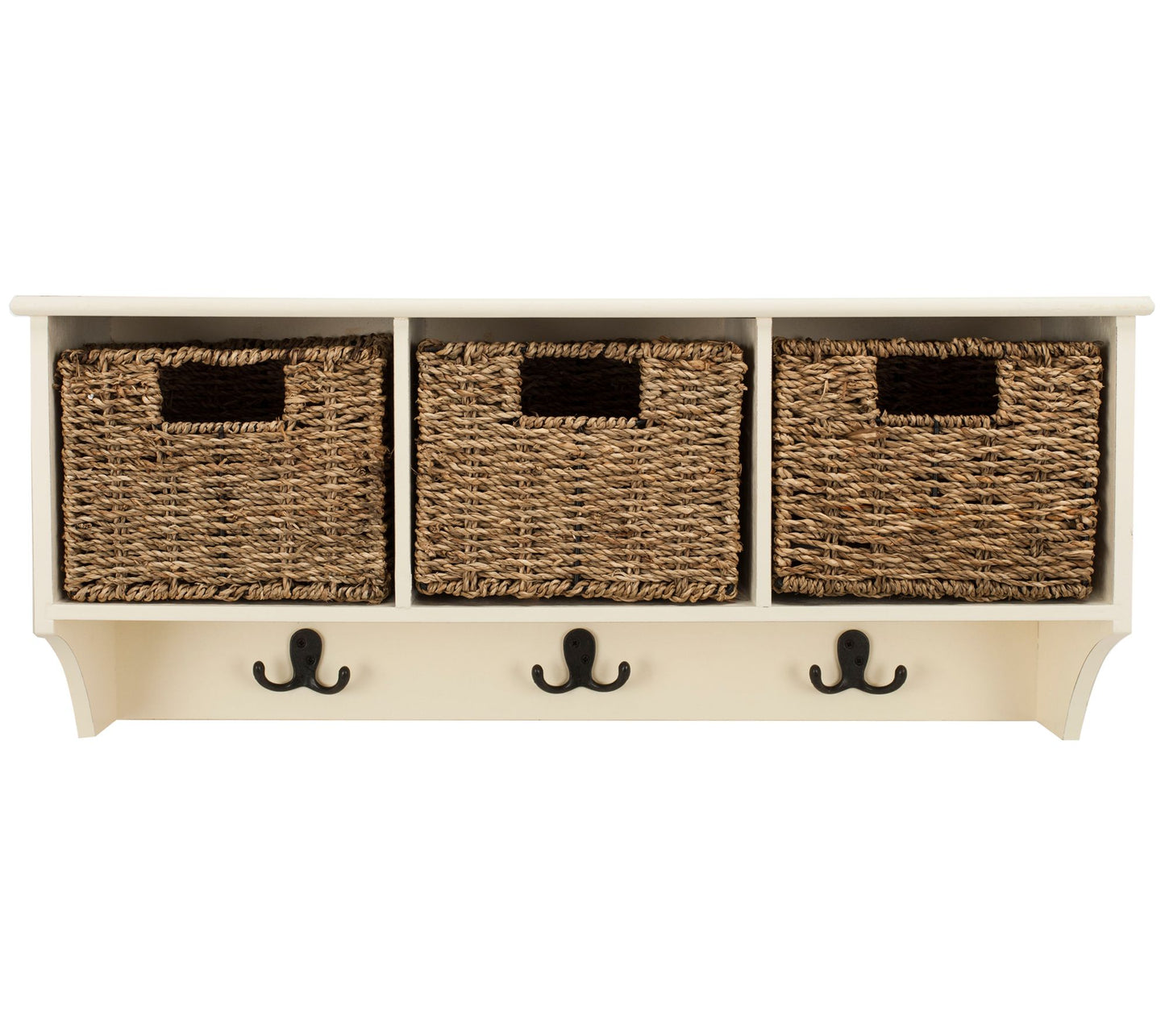 Safavieh Finley Hanging 3 Basket Wall Rack