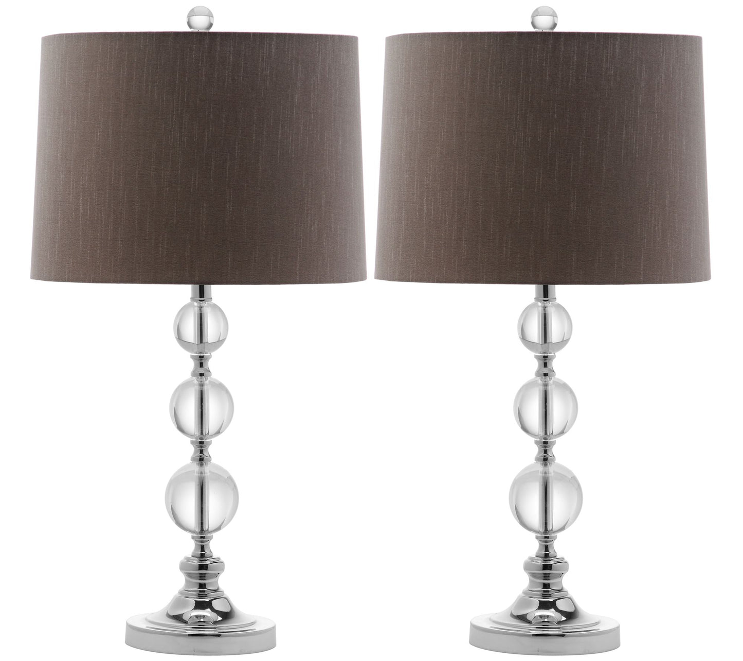 Safavieh Set of 2 Keeva Crystal Ball Lamps