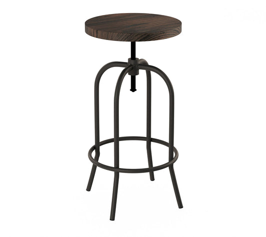 Adjustable Rounded Frame Barstool by Hastings Home