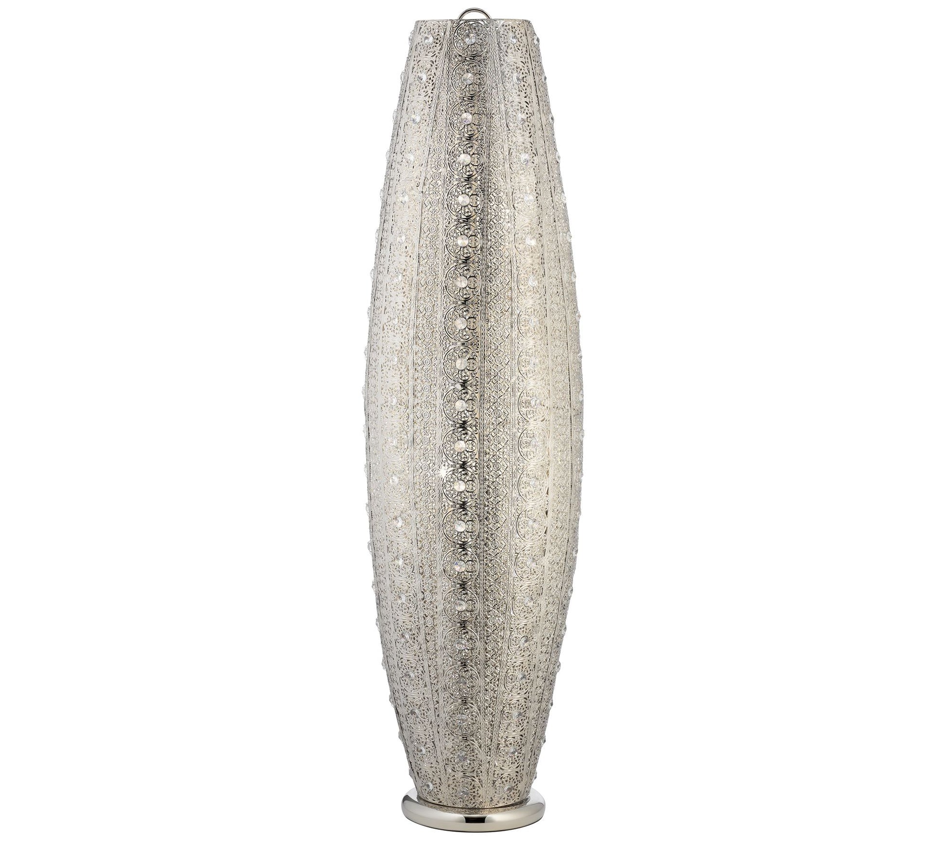 River of Goods 44"H Oversized Punched Metal Floor Lamp
