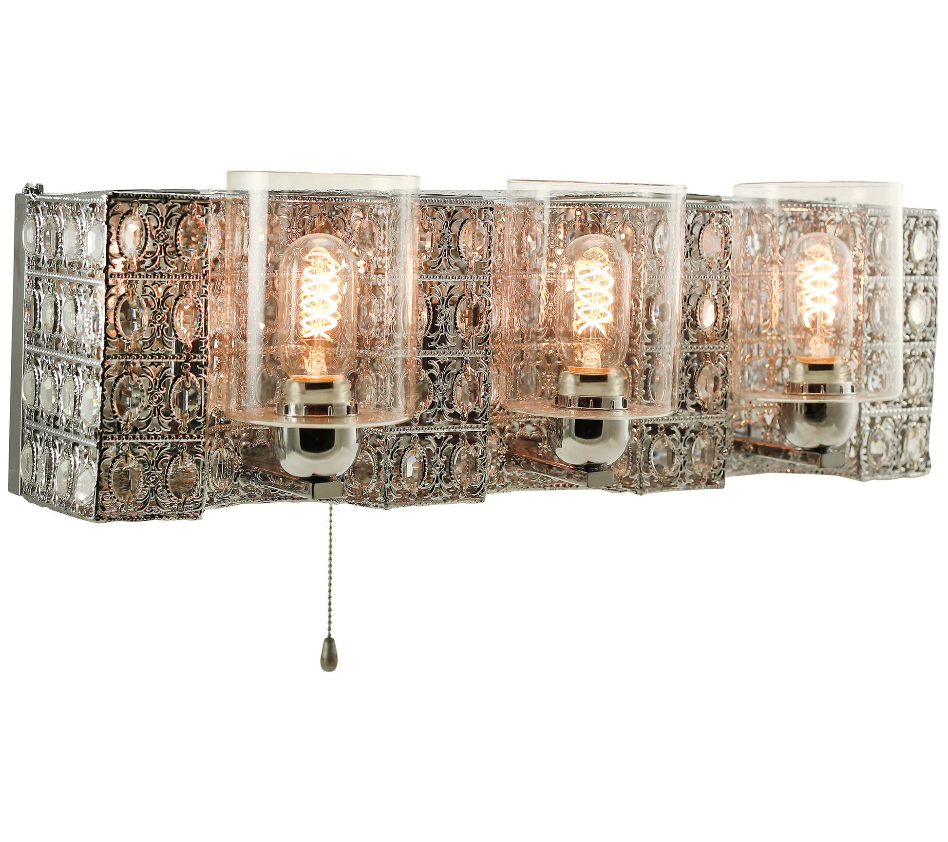 River of Goods 25"L 6-Light Chrome Vanity Light Bath Bar