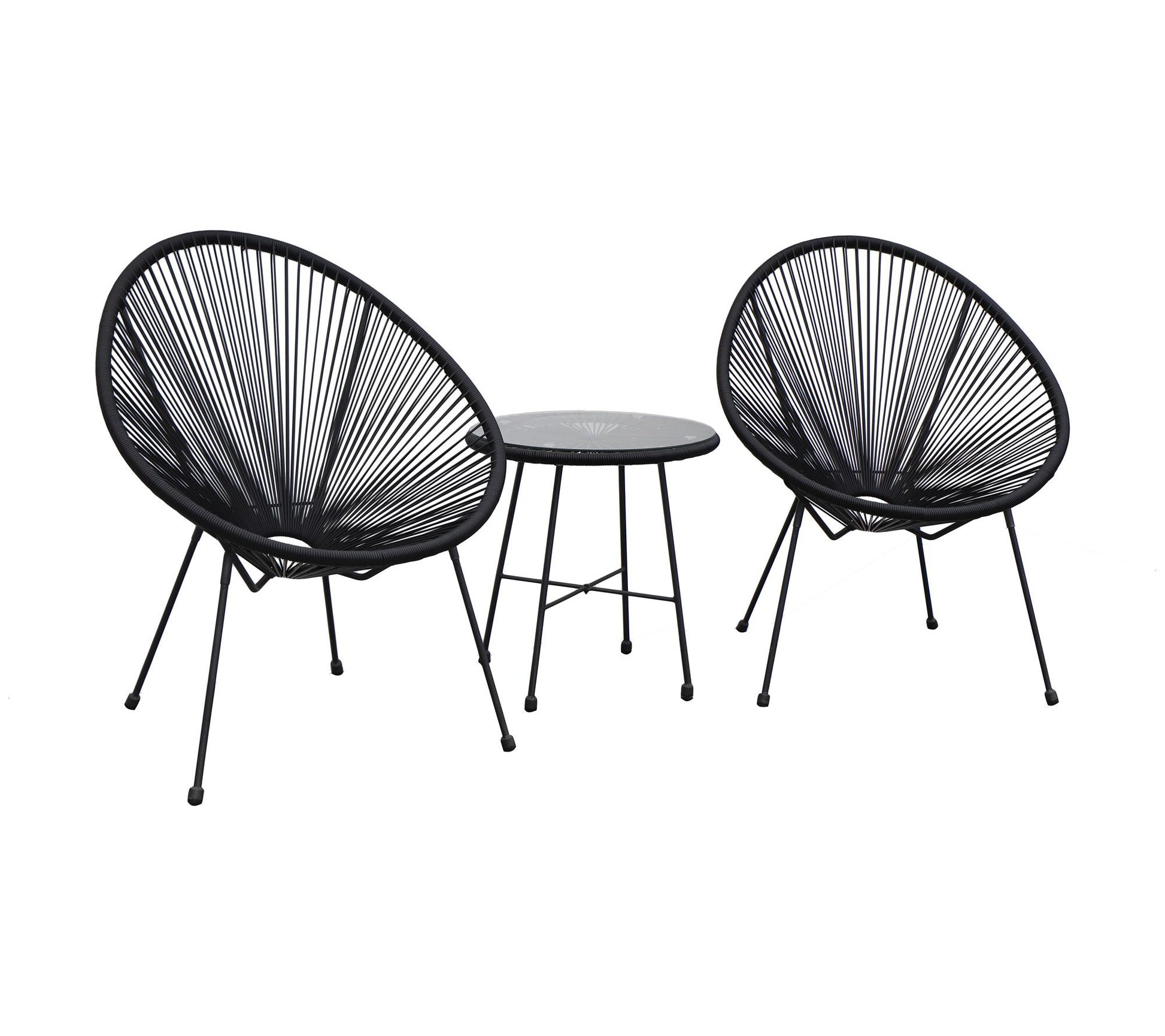 Dukap 3-Piece Conversation Outdoor Patio Set -assio