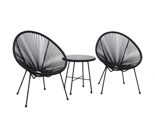 Dukap 3-Piece Conversation Outdoor Patio Set -assio