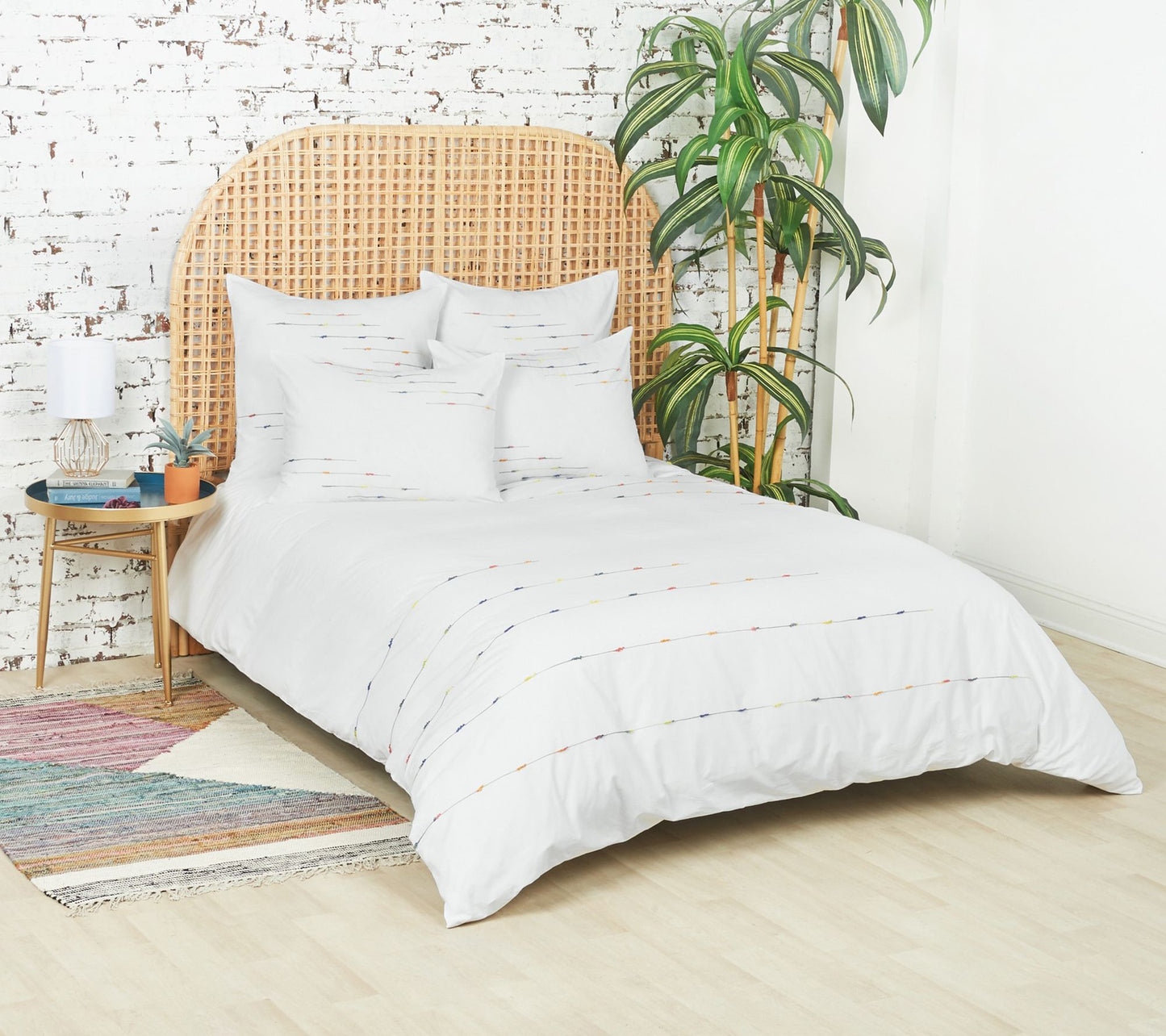 carol & frank Raina King Duvet Cover