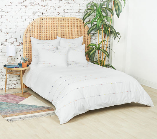 carol & frank Raina King Duvet Cover