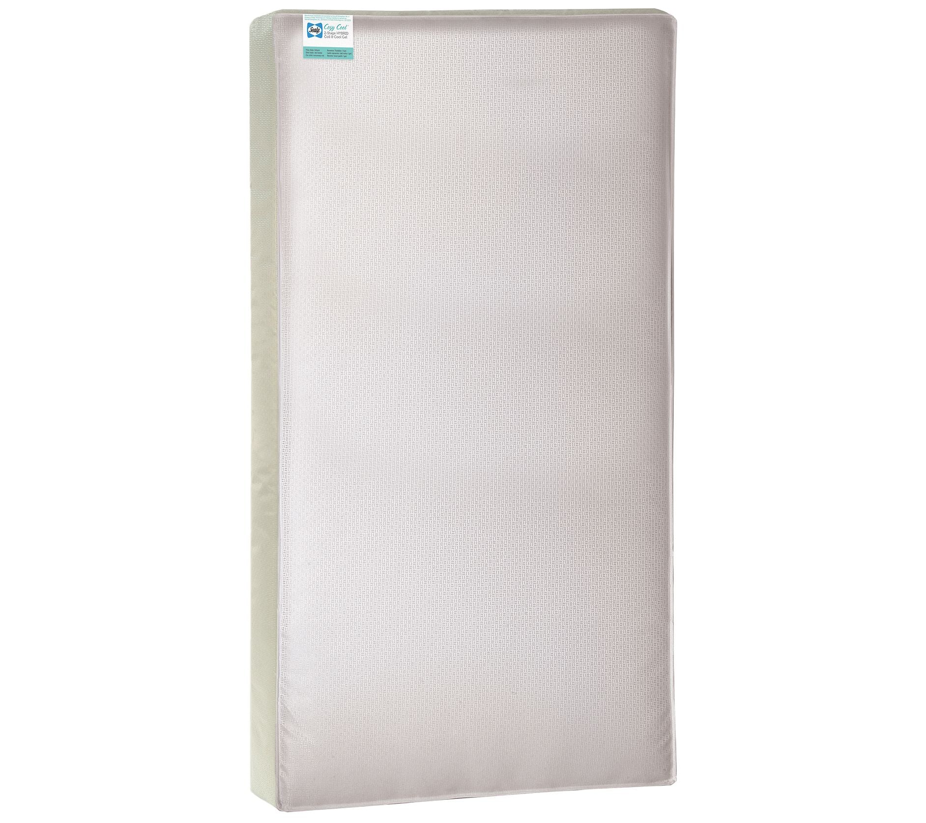 Sealy Hybrid 2-Stage Coil & Gel Crib and Toddler Mattress