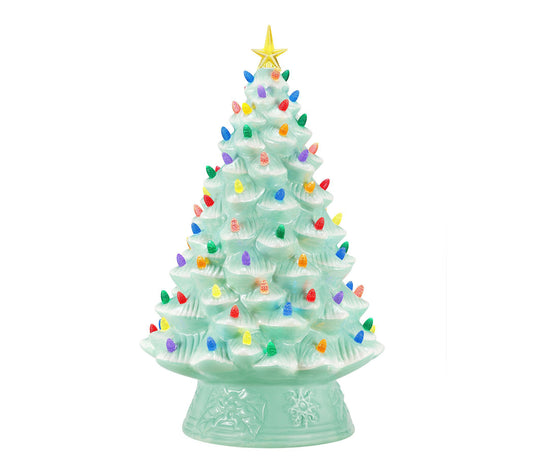 Mr. Christmas 18" Nostalgic Christmas Tree - Seafoam