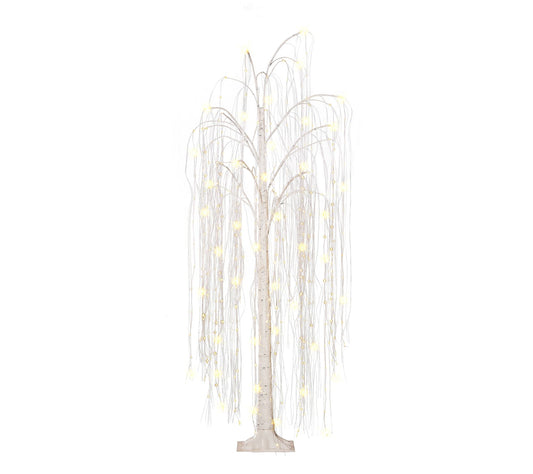 Puleo 6 ft Pre-Lit Outdoor Willow Tree - Warm White LED