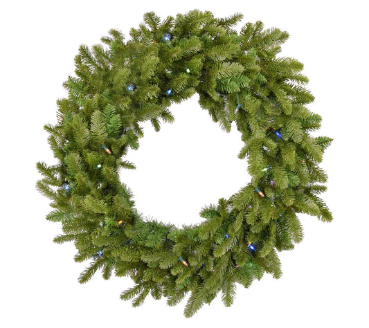 Fraser Hill Farm 36" Grandland Lit Holiday Wrea th