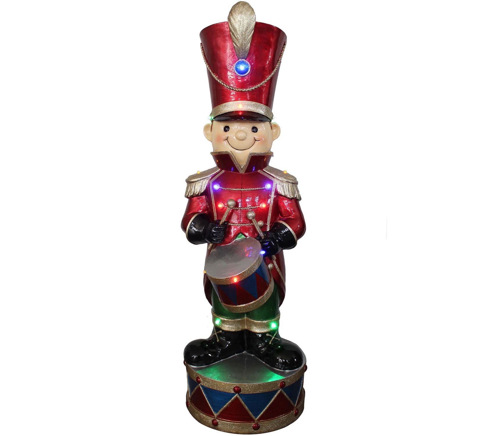 Fraser Hill Farm Christmas Toy Soldier Statue w/Multi Lights