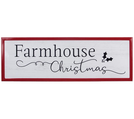 Young's Metal Christmas Wall Sign, Set of 2