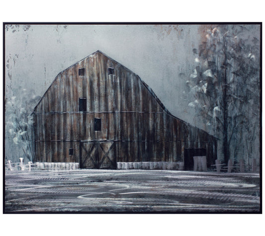 Melrose International Framed Barn Print