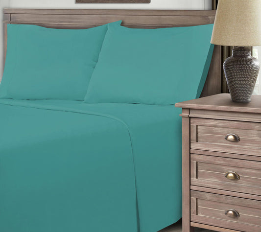 Superior Cotton Blend Solid 600-Thread Count Sheet Set, King