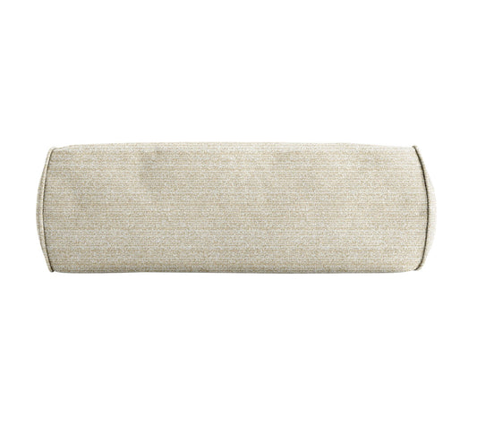 Sorra Home Outdura Chic Ecru Bolster Pillow 16x 6 x 6 in