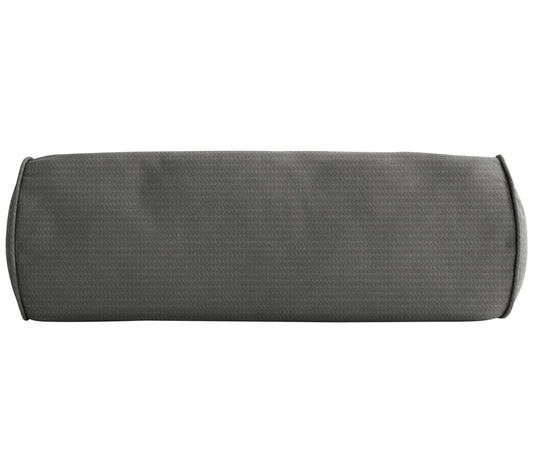 Sorra Home Outdura Steel Bolster Pillow 24 in x8 in x 8 in