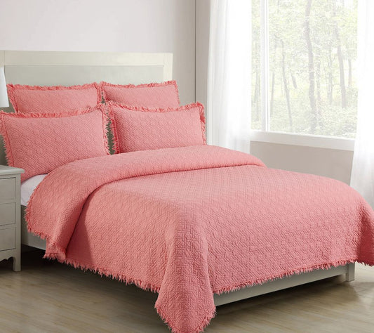 Trellis Peony Twin Quilt Set by Valerie