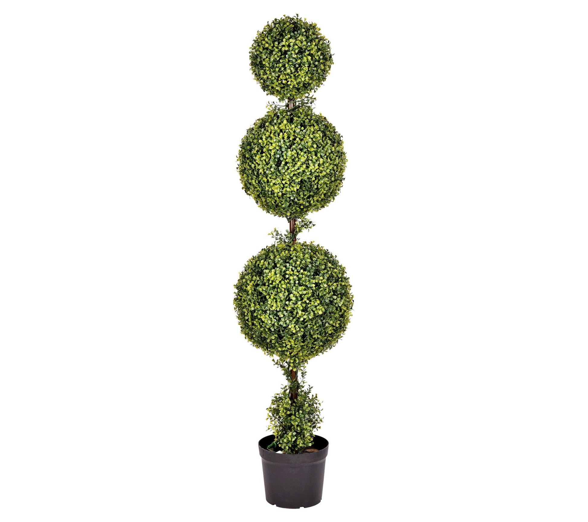 Vickerman 5'  Artificial Triple Ball Green Boxwood Topiary