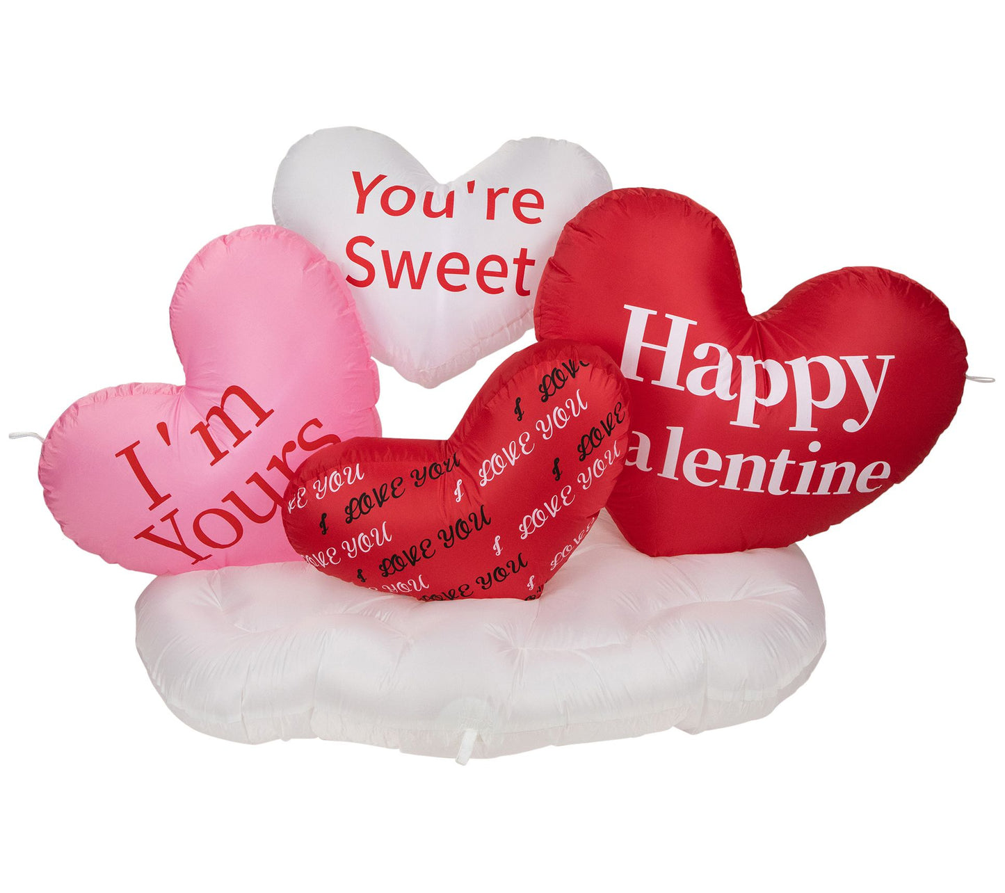 Northlight 5' Lit Valentine's Day Conversation Hearts Decor