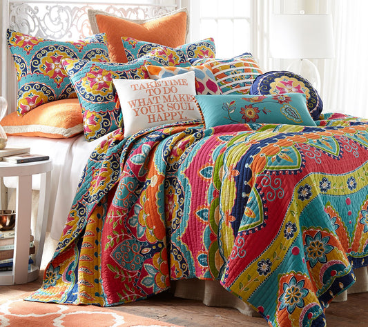 Levtex Home Amelie Boho 2-Piece Twin/Twin XL Quilt Set