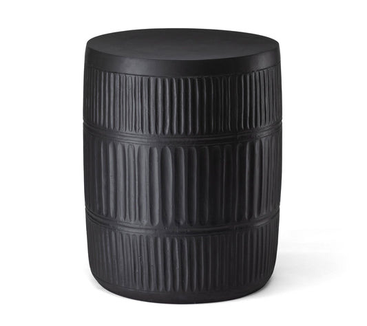 Glitzhome 18''H Textured Garden Stool Table or Plinth