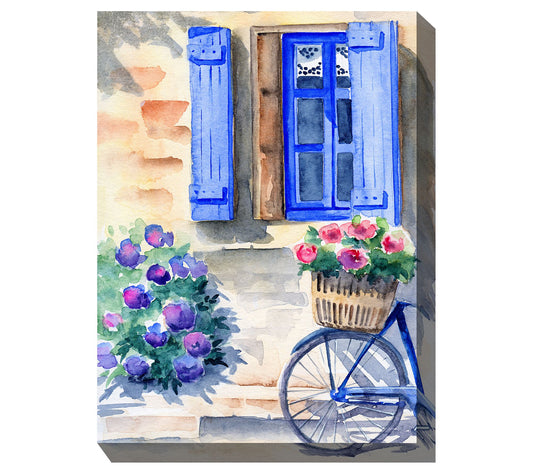 West of the Wind Quaint Cottage Outdoor Canvasrt 30x40