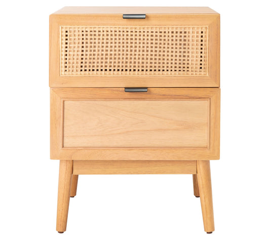 Safavieh Baisley 2 Drawer Rattan Night Stand