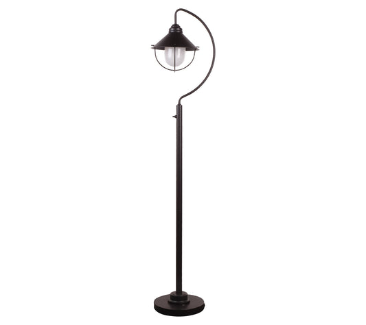 River of Goods 58.5"H Mollie Black Metal Outdoor Floor Lamp