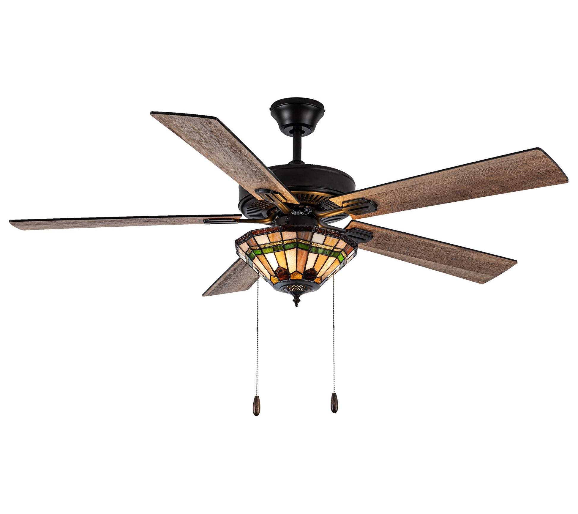 River of Goods 52"W Green 5-Blade Ceiling Fan with Remote