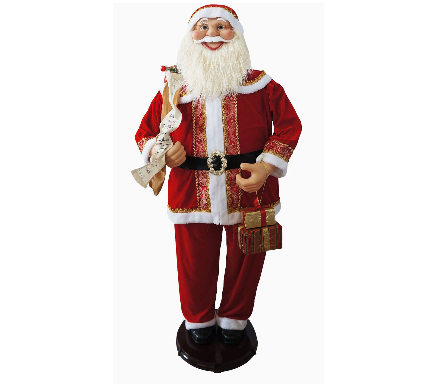 Christmas Time 58-In Dancing Santa Claus with Naughty & Nice