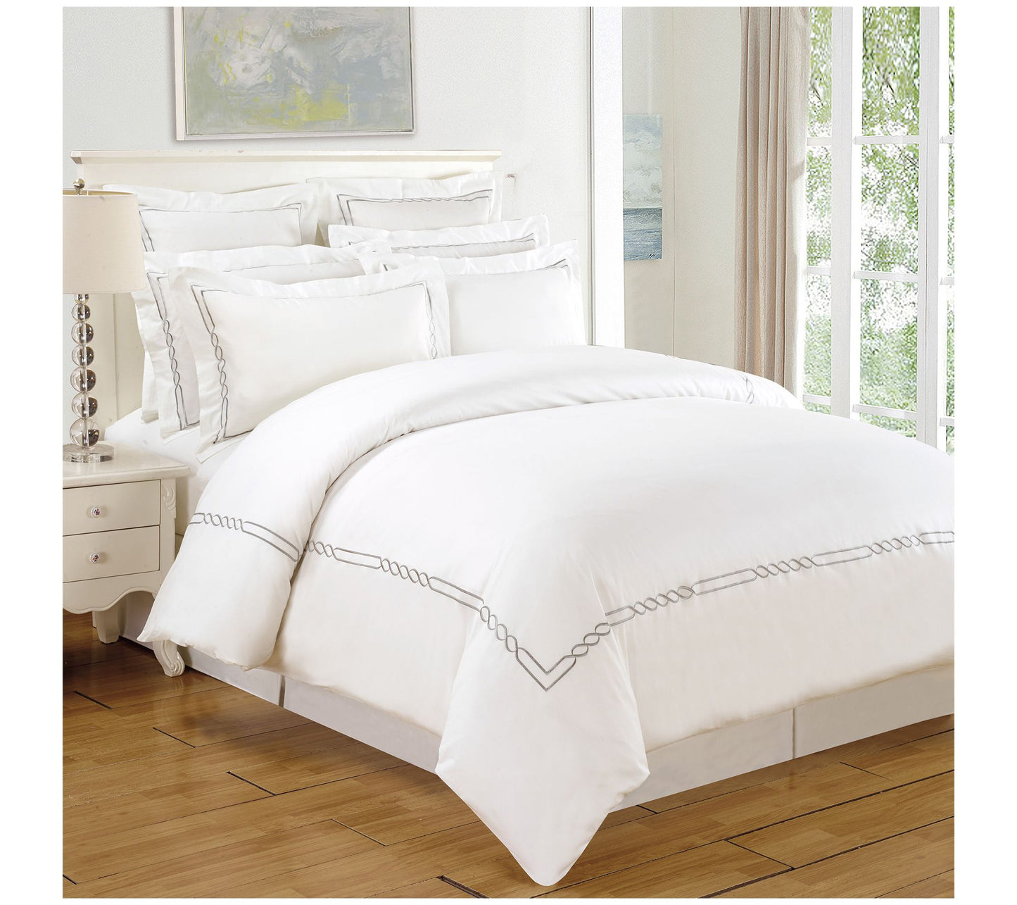 Superior Lorenz Cotton Duvet Cover Set, Full/Queen